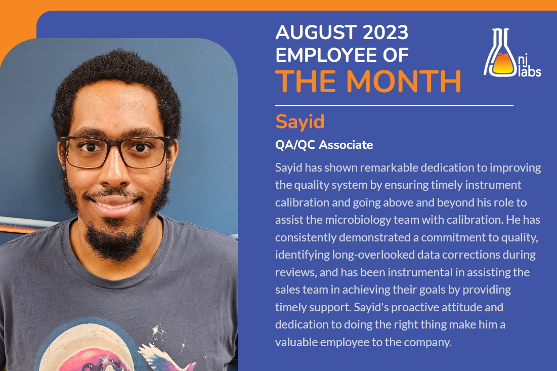 August Employee of the Month